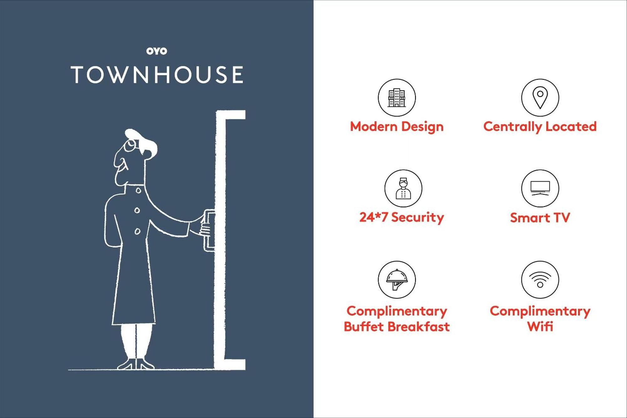 Super Townhouse Cloud Bay, Near Genpact, Sector-69, Gurgaon Hotel Bagian luar foto
